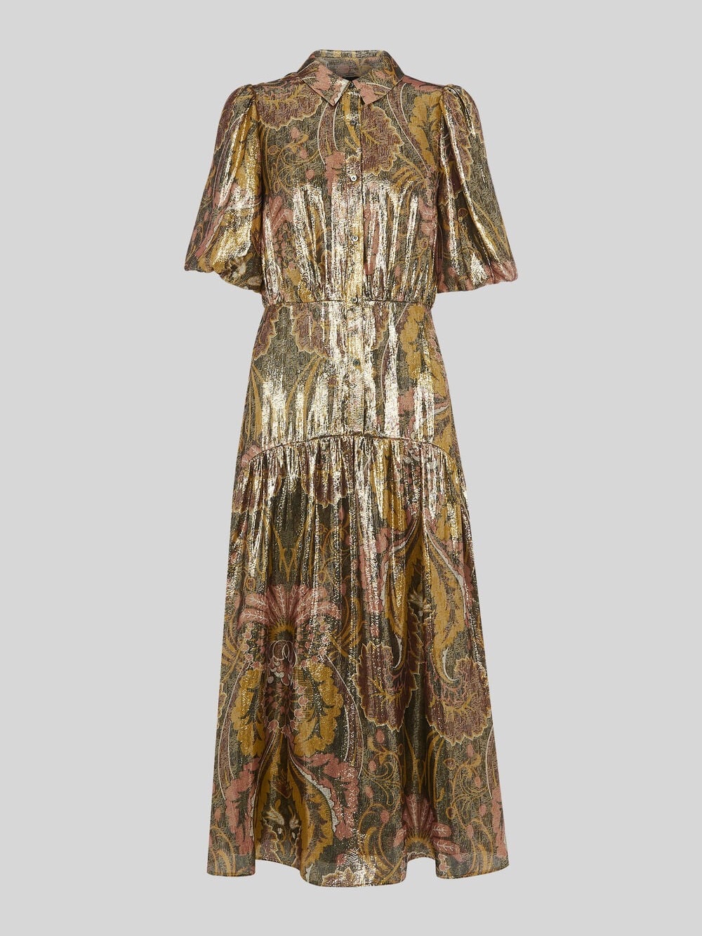 Whistles Paisley Silk Mix Dress